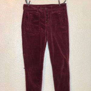 Velvet jeans
